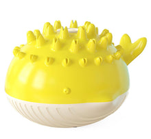 Load image into Gallery viewer, yellow Pet Dog Bath Toy Electric Water Spray Induction Sprinkler Chewing Play Toys AZ17919
