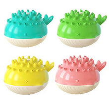 Load image into Gallery viewer, yellow Pet Dog Bath Toy Electric Water Spray Induction Sprinkler Chewing Play Toys AZ17919
