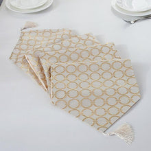 Load image into Gallery viewer, Tablecloths table runner luxury cloth table runners silver runner party wedding decoration|table runners golden
