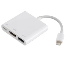 Load image into Gallery viewer, Lightning to OTG Digital AV Adapter, Lightning to HDMI+USB Converter
