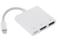 Load image into Gallery viewer, Lightning to OTG Digital AV Adapter, Lightning to HDMI+USB Converter
