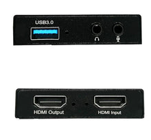 Lade das Bild in den Galerie-Viewer, 4K USB3.0 HDMI Video Capture With One HDMI Loop With Audio Microphone Game Live AZ16415
