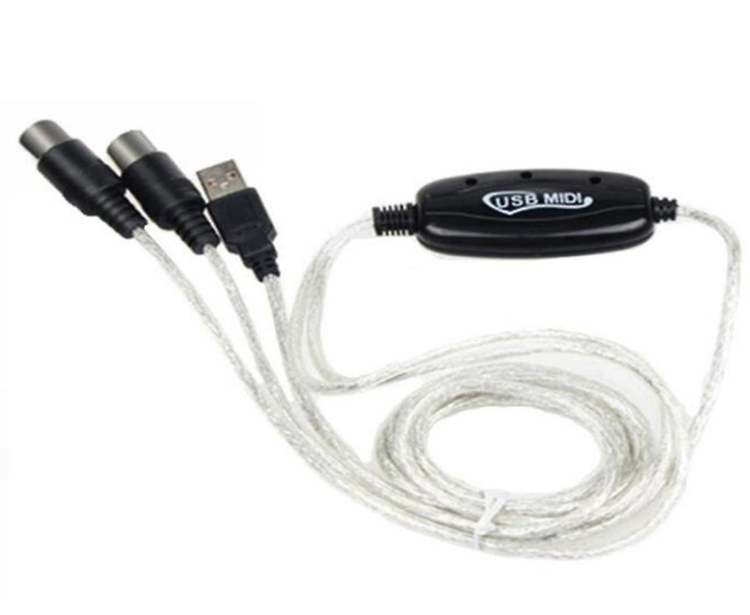 1.8m MIDI to USB Converter Cable for Music Keyboard Electronic organ AZ19968