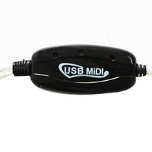 Lade das Bild in den Galerie-Viewer, 1.8m MIDI to USB Converter Cable for Music Keyboard Electronic organ AZ19968
