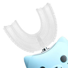 Lade das Bild in den Galerie-Viewer, for 6-12 years pink U-shaped children's electric toothbrush,Sonic automatic toothbrush AZ20268
