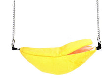 Lade das Bild in den Galerie-Viewer, 2Pcs yellow Soft And Warm Fleece Made The Novelty Banana Shape Nest Warm House The Pets AZ21715
