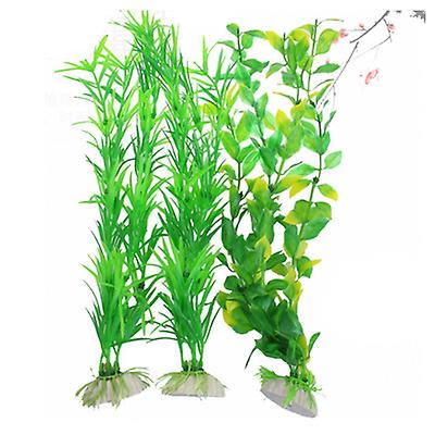 2Pcs D Aquarium Tank Decoration Simulation Aquatic Plants Aquarium Landscape Set False Aquatic Plants Decorative AZ21979