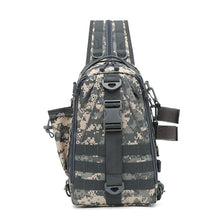 Lade das Bild in den Galerie-Viewer, Backpack One Shoulder Two Shoulders Bag Multi-Functional Tactical Chest Bag Large Capacity Outdoor Travel Back Rod Fishing Fishing Bag
