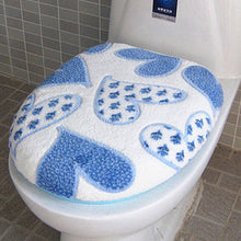 Load image into Gallery viewer, 3pcs Toilet Seat Cover Pads Cushion Bathroom   Lid  Pedestal Ring O-Ring   Three-Piece Set
