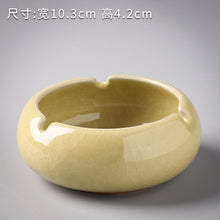 Lade das Bild in den Galerie-Viewer, Ashtray Creative Ge Kiln Ceramics  Office Household Hotel Living Room Ashtray
