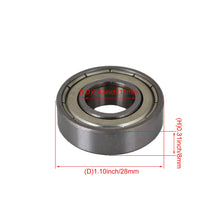 Load image into Gallery viewer, Bicycle Headset Bearings 10pcs 8mm High Precision Single Row 6001ZZ Deep Shielded Bearings Set of 10
