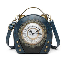 Load image into Gallery viewer, Women Ladies Handbag Vintage Handbag Walking Clock Shoulder Crossbody
