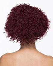 Load image into Gallery viewer, Women Wig Wine Red Small Curly Short Curly Hair Afro
