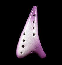 Lade das Bild in den Galerie-Viewer, Ocarinas ocarina 12 tones alto c with carry bag and book neck cord for beginner purple
