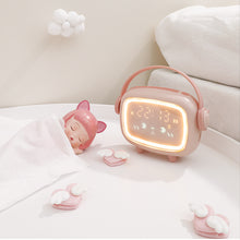 Load image into Gallery viewer, Smart Multi-Function Alarm Clock LED Display Children Night Light Handle Blue Green Pink for Kids
