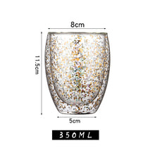 Load image into Gallery viewer, Xmax Christmas Cup Gift New Bright Starry Sky Double-Layer Glass Flowing Laser
