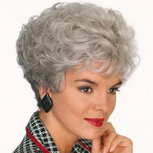Load image into Gallery viewer, Wigs style european and american wig headgear for ladies short curly hair
