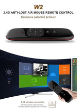 Load image into Gallery viewer, Remote controls w2 air mouse voice remote control microphone wireless mini keyboard gyroscope sensing
