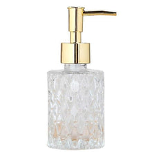 Load image into Gallery viewer, Soap lotion dispensers multipurpose mesa soap dispenser easy to clean glass soap pump dispenser perfect gold
