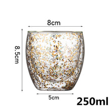 Load image into Gallery viewer, Xmax Christmas Cup Gift New Bright Starry Sky Double-Layer Glass Flowing Laser
