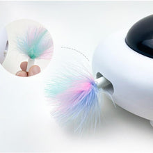 Lade das Bild in den Galerie-Viewer, Cat Toys Automatic Ufo Interactive Cat Toy For Indoor Rotating Feather Electronic Usb Charging
