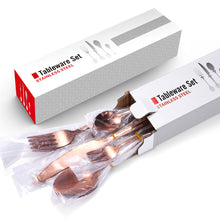 Lade das Bild in den Galerie-Viewer, 304 Stainless Steel Flatware Sets Gold Silver Black 20 PCs/Set Steak Set Knife, Fork and Spoon
