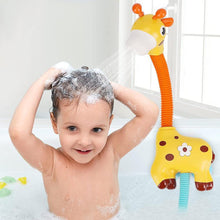 Load image into Gallery viewer, Bath Toys Baby Bath Shower Head Toy Cute Giraffe Baby Bath Time Toys
