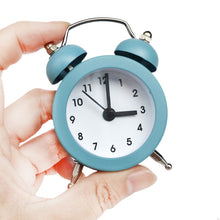 Load image into Gallery viewer, Alarm Clock 5cm Mini Metal Alarm Clock Handle Clock Multi-Color Optional
