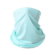 Lade das Bild in den Galerie-Viewer, 2PCs Headscarf Breathable Sweat Absorbing Ice Silk Neck Bandana Head Cover Sun Protection Mask
