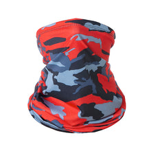 Lade das Bild in den Galerie-Viewer, 2PCs Headscarf Breathable Sweat Absorbing Ice Silk Neck Bandana Head Cover Sun Protection Mask
