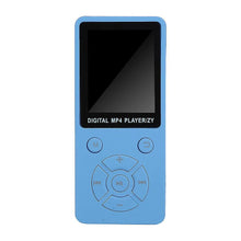 Load image into Gallery viewer, Mp3 players bluetooth mp3 player with 3.5Mm earphone blue

