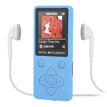 Load image into Gallery viewer, Mp3 players bluetooth mp3 player with 3.5Mm earphone blue
