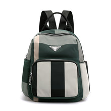 Load image into Gallery viewer, Backpack Contrast Color Check  Korean Style Versatile Large Capacity Nylon Oxford Cloth Travel
