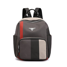 Load image into Gallery viewer, Backpack Contrast Color Check  Korean Style Versatile Large Capacity Nylon Oxford Cloth Travel
