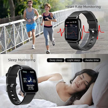 Load image into Gallery viewer, Watches women men smartwatch with heart rate monitor and blood pressure monitor smartwatch 1.7 ?¡ÀWaterproof
