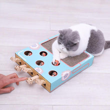 Lade das Bild in den Galerie-Viewer, Cat Toys Funny Cat Toy Turntable Ball Cat Scratch Board Round Corrugated Paper Turntable Grinder Round Multi Holes Grind Claw Training
