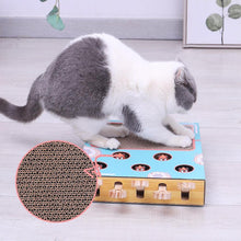 Lade das Bild in den Galerie-Viewer, Cat Toys Funny Cat Toy Turntable Ball Cat Scratch Board Round Corrugated Paper Turntable Grinder Round Multi Holes Grind Claw Training
