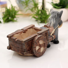 Lade das Bild in den Galerie-Viewer, Ashtray Cute Trend Donkey Pull Car Pull Mill Creative Cover  Home Decoration Ashtray
