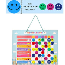 Load image into Gallery viewer, 2x500pcs Christmas Xmas Korean 8-Color Smiling Face Envelope Gift Packaging Bag Stationery Sticker Label tape
