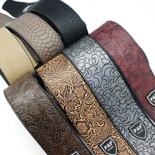 Load image into Gallery viewer, Wear-Resistant Guitar Strap Pu Embossed Bass Strap
