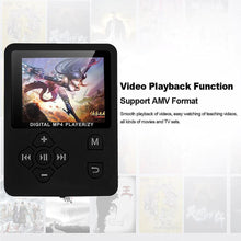 Load image into Gallery viewer, Mp3 players mini mp3 player 32g tf card 1.8 Mp3 player black
