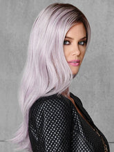 Load image into Gallery viewer, Women Wig Gradient Long Curly Hair Partial Hair Cover Light Purple W80
