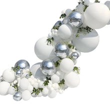 Lade das Bild in den Galerie-Viewer, 125PCs White Balloon Chain Theme Set Latex Birthday Party Wedding Decoration
