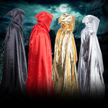 Lade das Bild in den Galerie-Viewer, 2x Halloween Xmas Christmas Gifts Decoration Costume Props Wizard Black and Red Cloak
