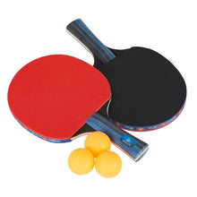 Load image into Gallery viewer, Tennis racquets table tennis bat set: pingpong paddle with 2 bats and 3 balls
