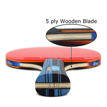 Load image into Gallery viewer, Tennis racquets table tennis bat set: pingpong paddle with 2 bats and 3 balls
