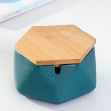 Load image into Gallery viewer, Ashtray Ceramic Windproof Anti-Gray  Lid Office Home Personality Ashtray
