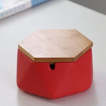 Load image into Gallery viewer, Ashtray Ceramic Windproof Anti-Gray  Lid Office Home Personality Ashtray
