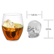 Load image into Gallery viewer, 2pcs Silicone Mold DIY Creative Mold Silicone Skull Ice Tray
