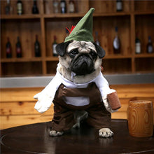 Load image into Gallery viewer, Dog Apparel Pet Halloween Costume Funny Cat And Dog Party Costume Waiter Style
